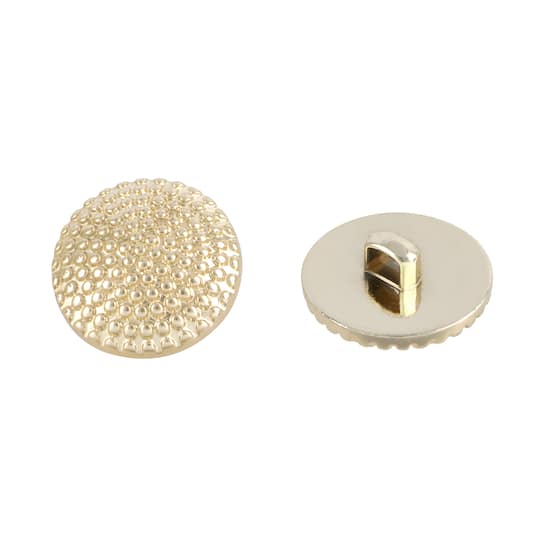 3/4" Gold Buttons, 2ct. by Loops & Threads®